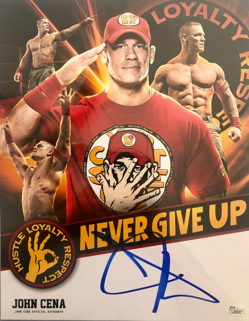 WWE John Cena 11x14 Signed Photo Official Autograph JSA