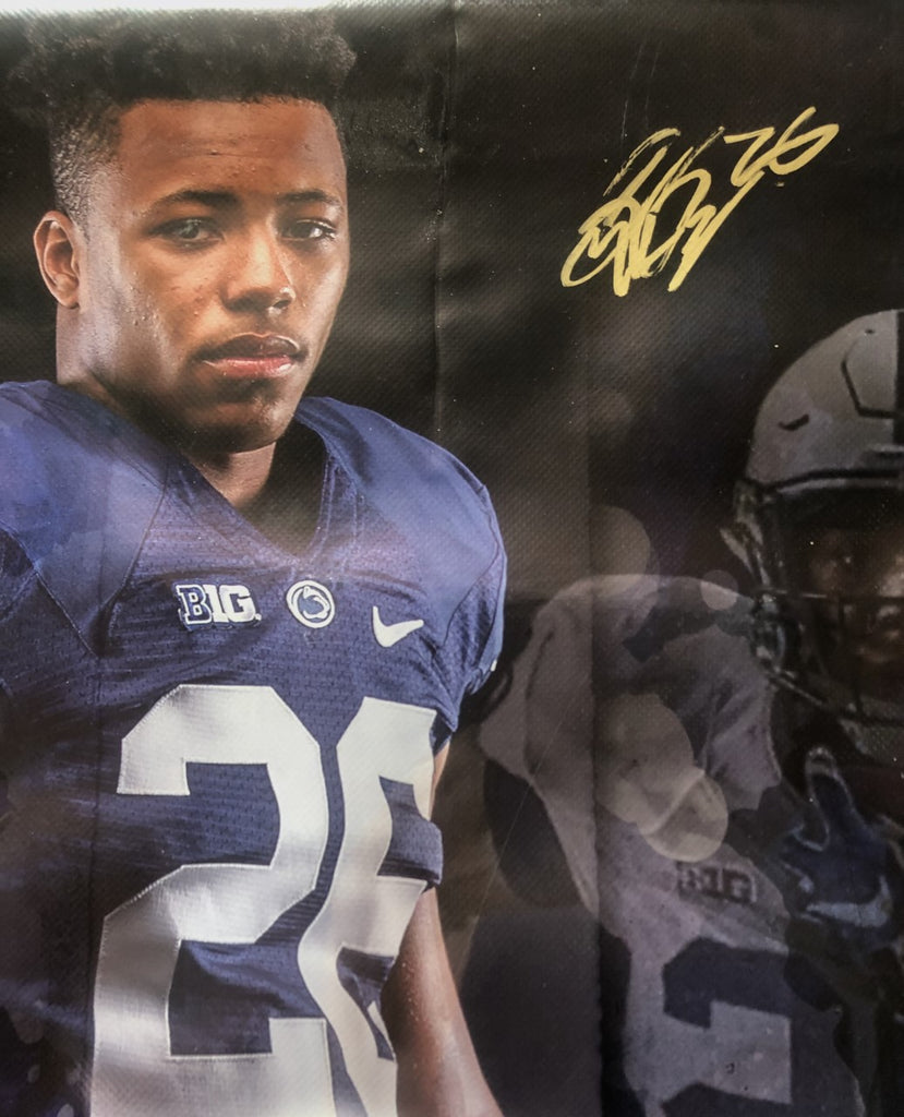 Saquon Barkley Signed Autographed Penn State Rare Banner COA JSA