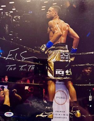 Errol Spence Jr. current fighter 11x14 size signed autographed Boxing photo Certified PSA