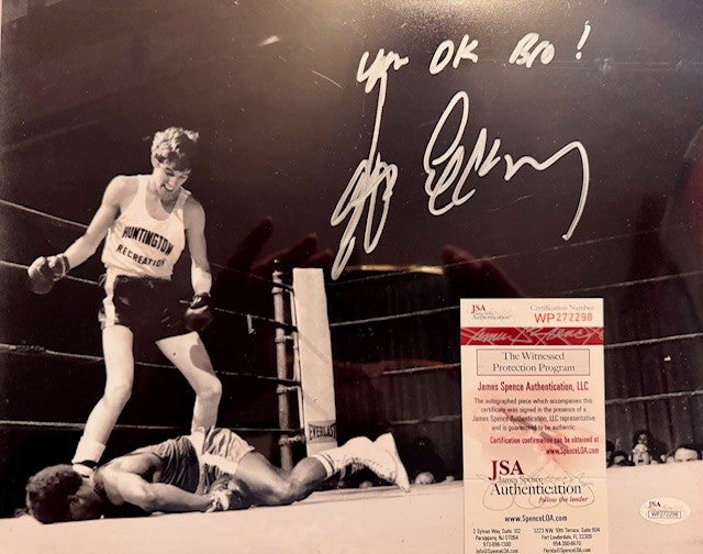 Gerry Cooney Rare Young photo 11x14 Boxing KO autographed signed photo JSA