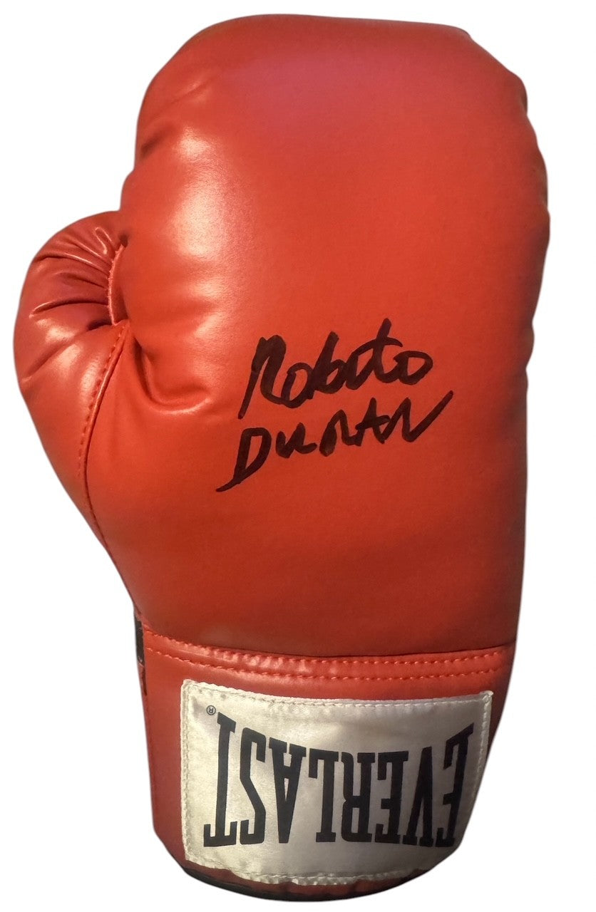 Roberto Duran Hands of Stone Signed Authentic Autograph Boxing Glove, Certified