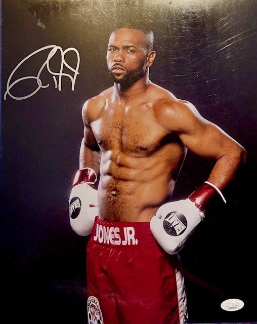 Roy Jones Jr. signed Autographed Rare 11x14 photo Hall Of Famer King of Boxing JSA