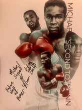 Michael Nunn autographed signed 11x14 Boxing photo plenty inscriptions RARE!