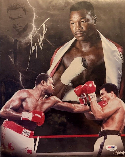 Larry Holmes Vs Ali autographed signed Boxing Photo 11x14 Certified PSA