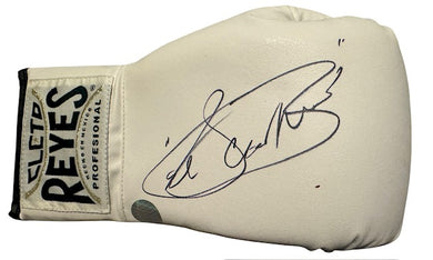 Canelo Alvarez autographed bold signed Reyes White RARE Boxing Glove Certified.