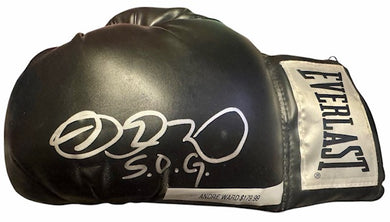 Andre Ward S.O.G. autographed signed with inscription RARE Boxing glove Certified.