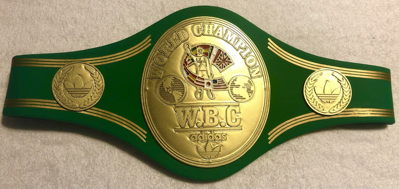 Sugar Ray Leonard Autographed Vintage ADIDAS WBC Championship full size Boxing Belt