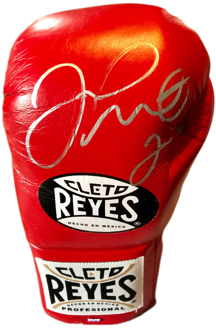 Floyd Mayweather Jr Signed Autograph Boxing Glove Red Tristar