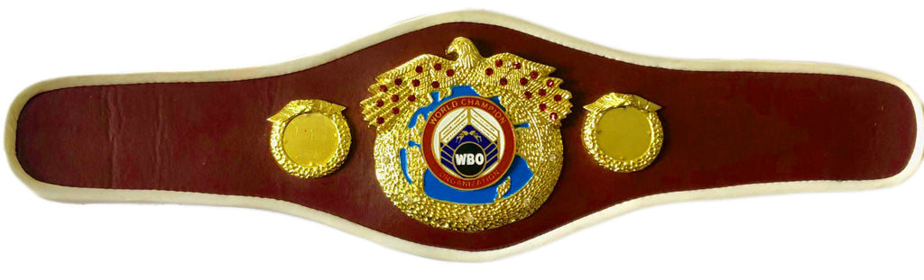 WBO Championship Boxing Belt Mini Size Hand Custom Made, Unsigned With ...