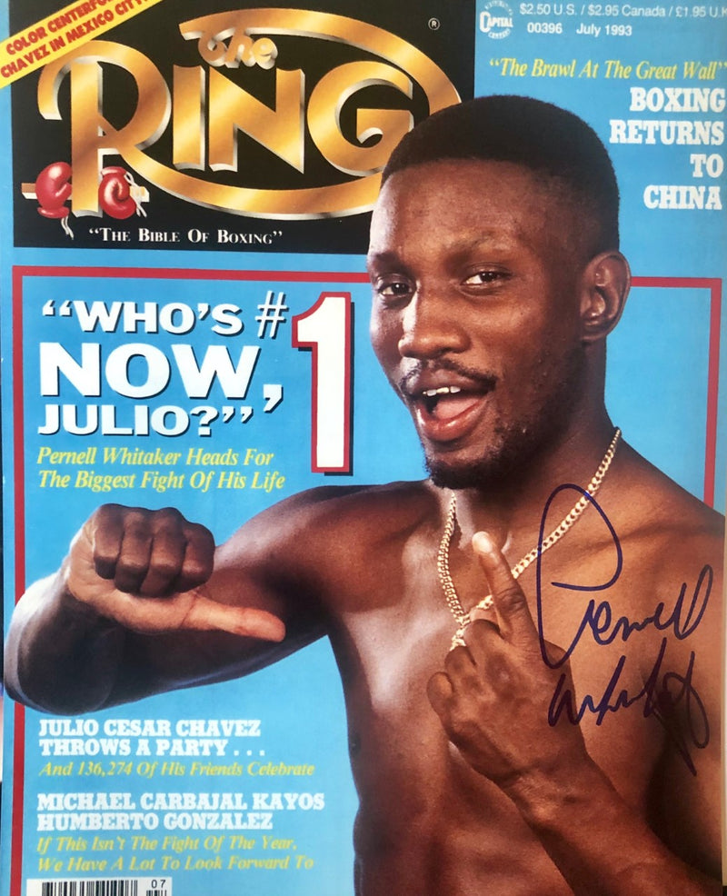 Pernell Whitaker Autographed 8x10 Photo