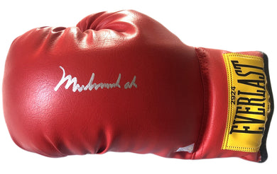 Muhammad Ali Autographed Vintage Everlast Red Boxing Glove Superstar Greetings