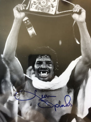 Leon Spinks Signed Autographed signed boxing photo 8x10 cert