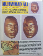 Boxing Champion Muhammad Ali actual Face Cast, highly detailed display item