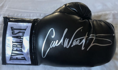 Carl Weathers Autographed everlast Black Boxing Glove 