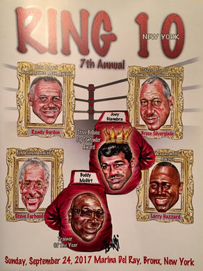 Ring 10 NYC Boxing Fundraiser Event Program